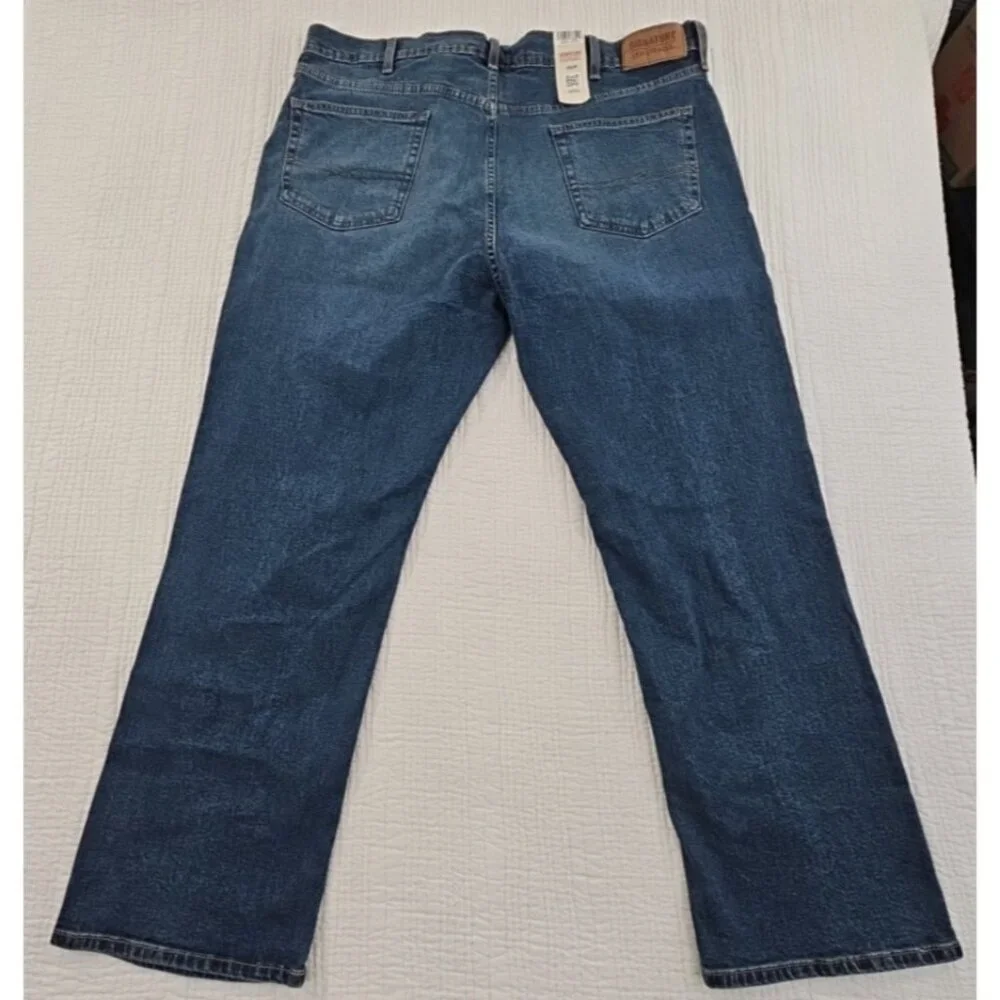 NEW Levi's Signature Series Jeans Men's‎ 42x30 Medium Wash Stretch Denim Relaxed